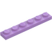 LEGO Medium lavendel Plate 1 x 6 (3666)