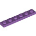 LEGO Medium Lavender Plate 1 x 6 (3666)