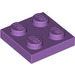 LEGO Medium lavendel Plaat 2 x 2 (3022 / 94148)