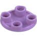 LEGO Medium Lavender Plate 2 x 2 Round with Rounded Bottom (2654 / 28558)