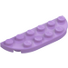 LEGO Medium Lavender Plate 2 x 6 with Rounded Corners (18980)