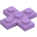 LEGO Medium lavendel Plaat 3 x 3 Kruis (15397)