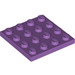 LEGO Medium Lavender Plate 4 x 4 (3031)