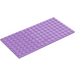 LEGO Medium Lavender Plate 8 x 16 (92438)