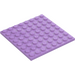 LEGO Medium Lavender Plate 8 x 8 (41539 / 42534)