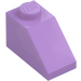 LEGO Medium Lavender Slope 1 x 2 (45°) (3040)