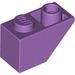 LEGO Medium Lavender Slope 1 x 2 (45°) Inverted (3665)