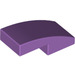 LEGO Medium Lavender Slope 1 x 2 Curved (3593 / 11477)