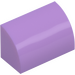 LEGO Medium Lavender Slope 1 x 2 Curved (37352 / 98030)