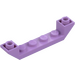 LEGO Medium Lavender Slope 1 x 6 (45°) Double Inverted with Open Center (52501)