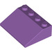 LEGO Mittlerer Lavendel Steigung 3 x 4 (25°) (3016 / 3297)
