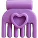 LEGO Medium lavendel Klein Comb met Hart