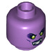 LEGO Medium Lavender Spider Queen Minifigure Head (Recessed Solid Stud) (3626 / 66058)