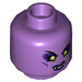 LEGO Medium Lavender Spider Queen Minifigure Head (Recessed Solid Stud) (3626 / 76833)