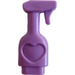 LEGO Mittlerer Lavendel Spray Flasche mit Herz Design (92355)