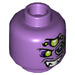 LEGO Medium Lavender Syntax Minifigure Head (Recessed Solid Stud) (3626 / 76829)
