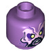 LEGO Medium Lavender Taserface Minifigure Head (Recessed Solid Stud) (3626 / 32638)