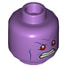 LEGO Mittlerer Lavendel Thanos Minifigure Kopf (Einbau-Vollbolzen) (3626 / 66613)