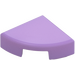 LEGO Medium Lavender Tile 1 x 1 Quarter Circle (25269)