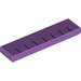 LEGO Medium Lavender Tile 1 x 4 with Black Lines (2431 / 38574)