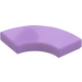 LEGO Medium Lavender Tile 2 x 2 Curved Corner (27925)