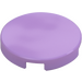 LEGO Medium Lavender Tile 2 x 2 Round with Bottom Stud Holder (14769)