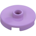 LEGO Medium Lavender Tile 2 x 2 Round with Stud (18674)