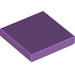LEGO Medium Lavender Tile 2 x 2 with Groove (3068)