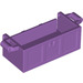 LEGO Mittlerer Lavendel Treasure Chest Unterseite mit Schlitzen hinten (4738 / 54195)