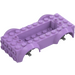 LEGO Medium Lavender Vehicle Base with Medium Stone Gray Wheel Holders (1813 / 12622)