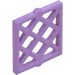 LEGO Středně levandulová Okno Pane 1 x 2 x 2 Lattice (3273 / 38320)