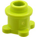 LEGO Citron Moyen Brique 1 x 1 x 0.7 Rond avec Fleur Base (33286)