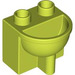 LEGO Mittlerer Kalk Duplo Wash Basin (4892 / 21990)