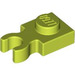 LEGO Mittlerer Kalk Platte 1 x 1 mit Vertikale Clip (Dicker U-Clip) (4085 / 60897)