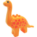 LEGO Medium Orange Adult Long Neck Brachiosaurus Dinosaur with Spots Duplo (31053)