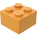 LEGO Medium Orange Brick 2 x 2 (3003 / 6223)