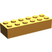 LEGO Medium Orange Brick 2 x 6 (2456)
