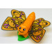 LEGO Orange moyen Butterfly avec Affronter (23285 / 42498)