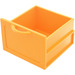 LEGO Medium Orange Cupboard Drawer Big (6883)
