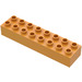 LEGO Orange moyen Duplo Brique 2 x 8 (4199)