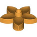 LEGO Medium Orange Duplo Flower with 5 Angular Petals (6510 / 52639)