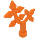 LEGO Orange moyen Duplo Fleur avec Rhomb (44535)