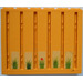 LEGO Mittleres Orange Partition Mauer mit Gras Aufkleber (6860)