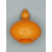 LEGO Medium Orange Perfume Flaska med Oval Bas