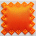 LEGO Orange moyen Pillow 4 x 4 avec Diamonds Border