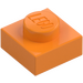 LEGO Medium Orange Plate 1 x 1 (3024 / 30008)