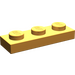 LEGO Orange moyen assiette 1 x 3 (3623)