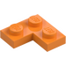 LEGO Medium orange Plade 2 x 2 Hjørne (2420)