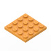 LEGO Medium orange Plade 4 x 4 (3031)