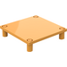 LEGO Medium Orange Scala Table 7 x 7 x 1 &amp; 1/3 (6965)